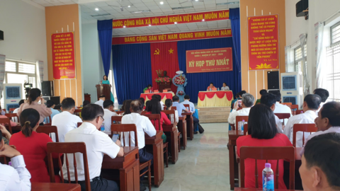 HĐND xã Nghĩa Giang tổ chức kỳ họp thứ nhất Khóa I, Nhiệm kỳ 2021 – 2026