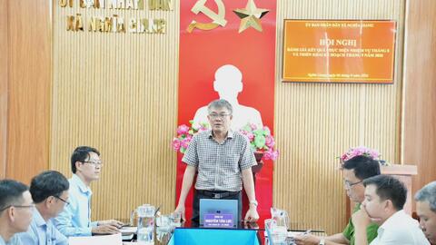UBND XÃ NGHĨA GIANG TỔ CHỨC HỘI NGHỊ ĐÁNH GIÁ KẾT QUẢ THỰC HIỆN NHIỆM VỤ THÁNG 8 VÀ TRIỂN KHAI NHIỆM VỤ THÁNG 9 NĂM 2026