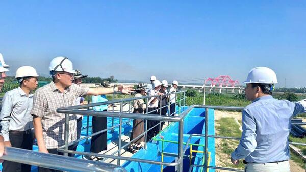 UBND xã Nghĩa Giang làm việc với Công ty Cổ phần Hoàng Thịnh Đạt về tiến độ Dự án Nhà máy nước Quảng Ngãi