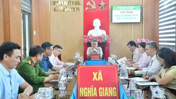 XÃ NGHĨA GIANG: HỌP BAN ĐẠI DIỆN HĐQT NGÂN HÀNG CHÍNH SÁCH XÃ HỘI ĐÁNH GIÁ KẾT QUẢ HOẠT ĐỘNG QUÝ III/2026